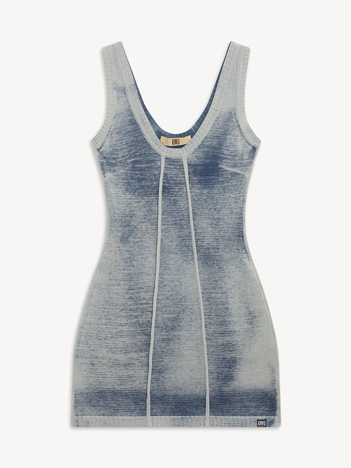 Enyo Dress Petrol sold by KNWLS