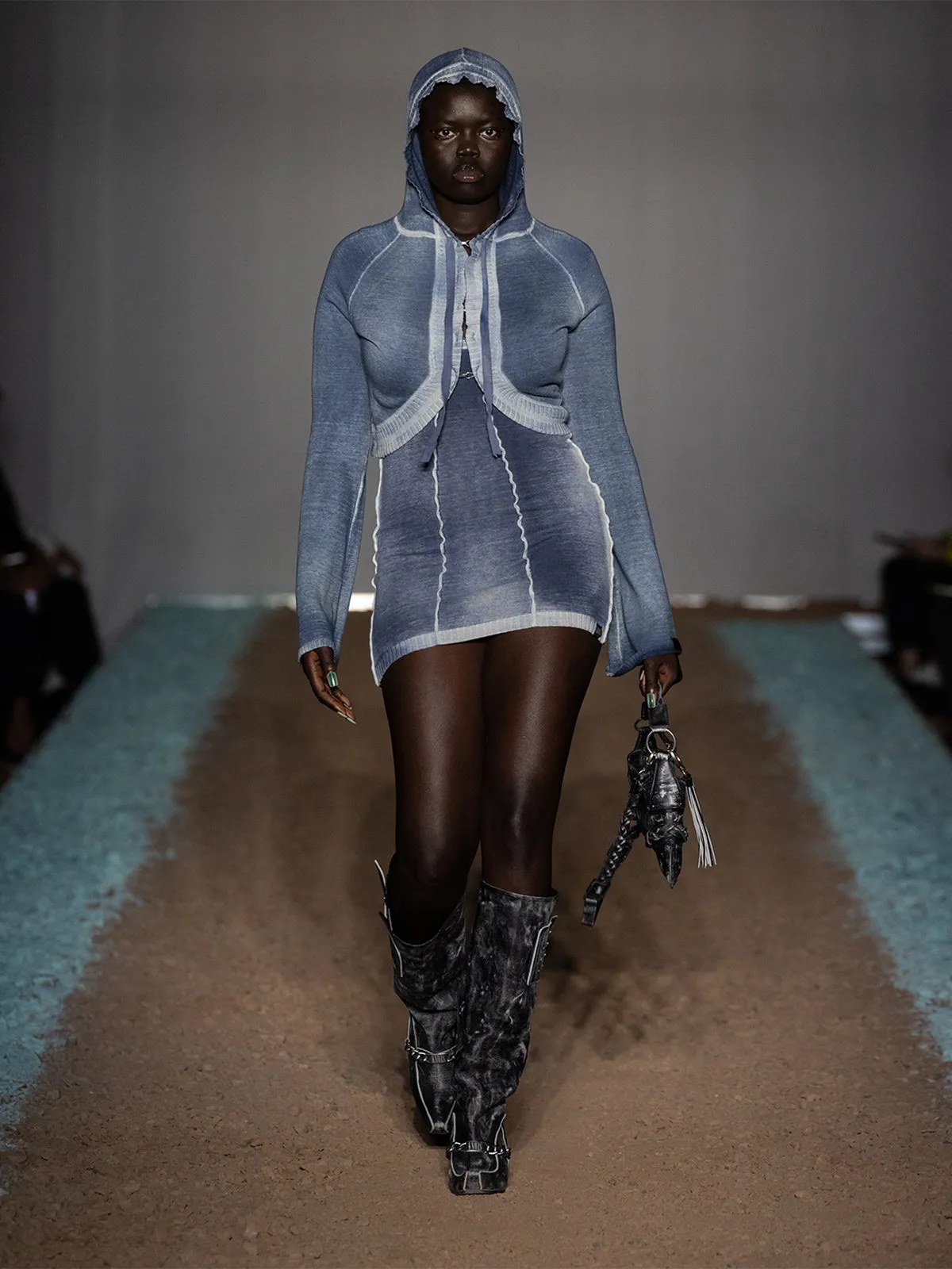 Enyo Dress Petrol sold by KNWLS product image thumbnail 2