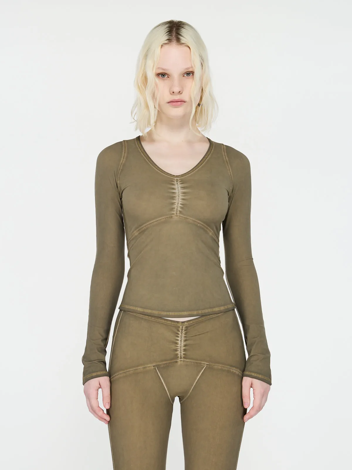 Ghost Top Olive sold by KNWLS