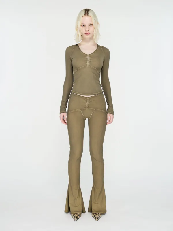Ghost Trousers Olive sold by KNWLS