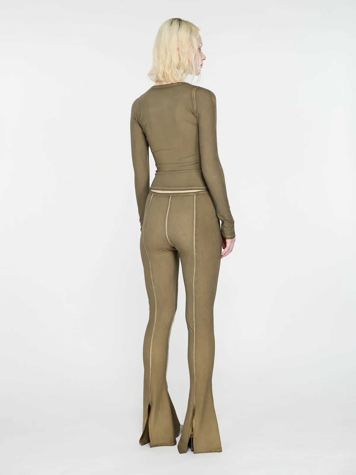 Ghost Trousers Olive sold by KNWLS product image thumbnail 2