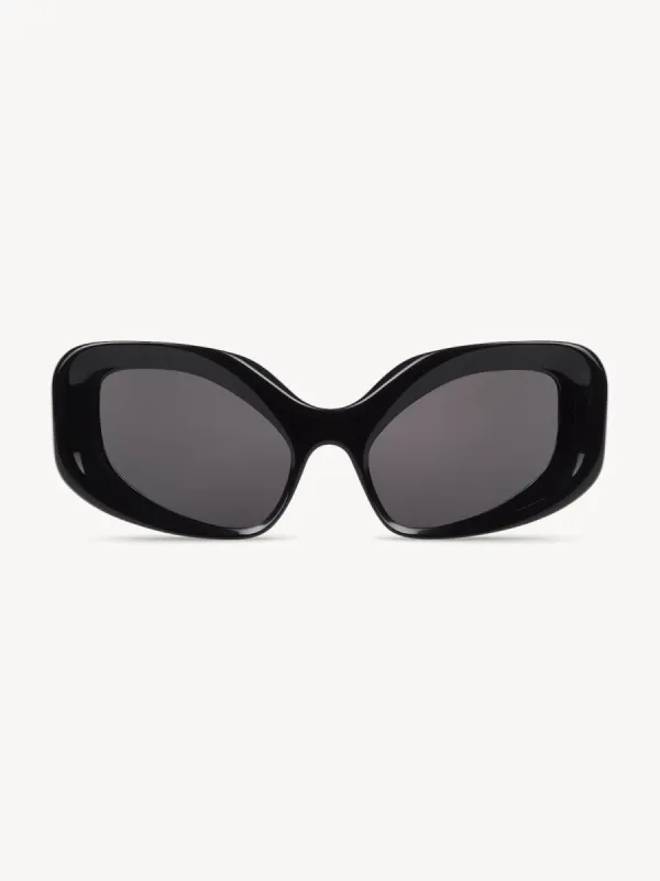 Glimmer Sunglasses Black made by KNWLS