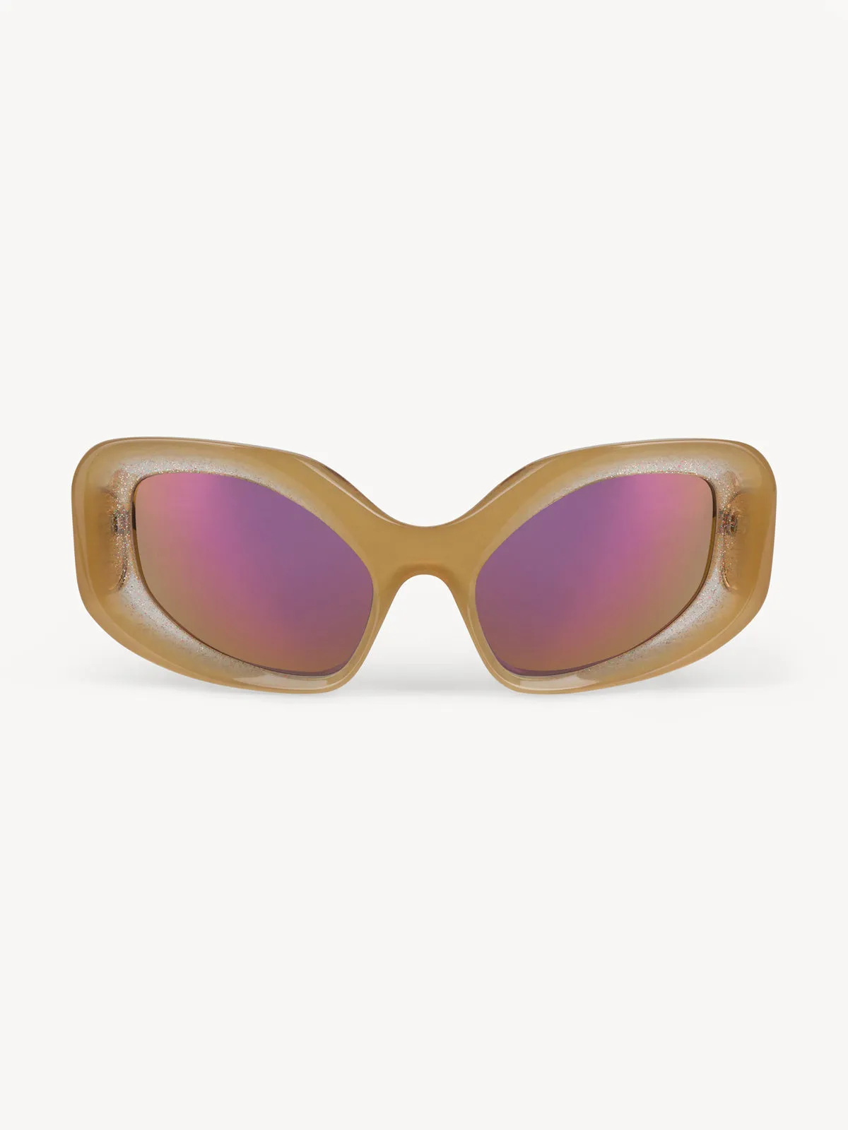 Glimmer Sunglasses Custard sold by KNWLS