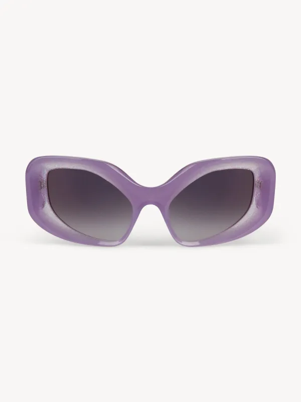Glimmer Sunglasses Lilac made by KNWLS