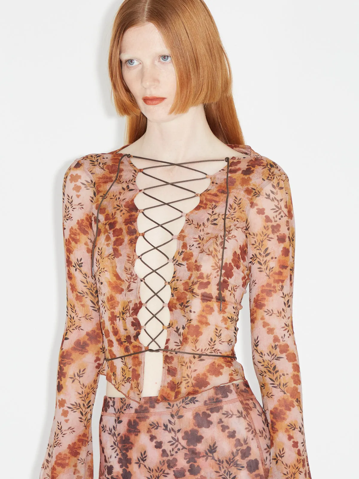GSH Blouse Chain Florals sold by KNWLS product image thumbnail 4