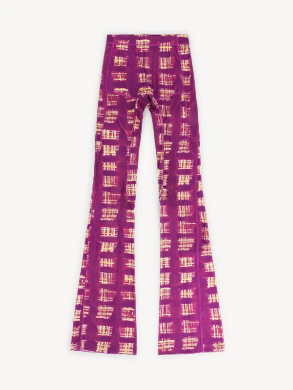 Halcyon Leggings Acid Plaid Purple sold by KNWLS
