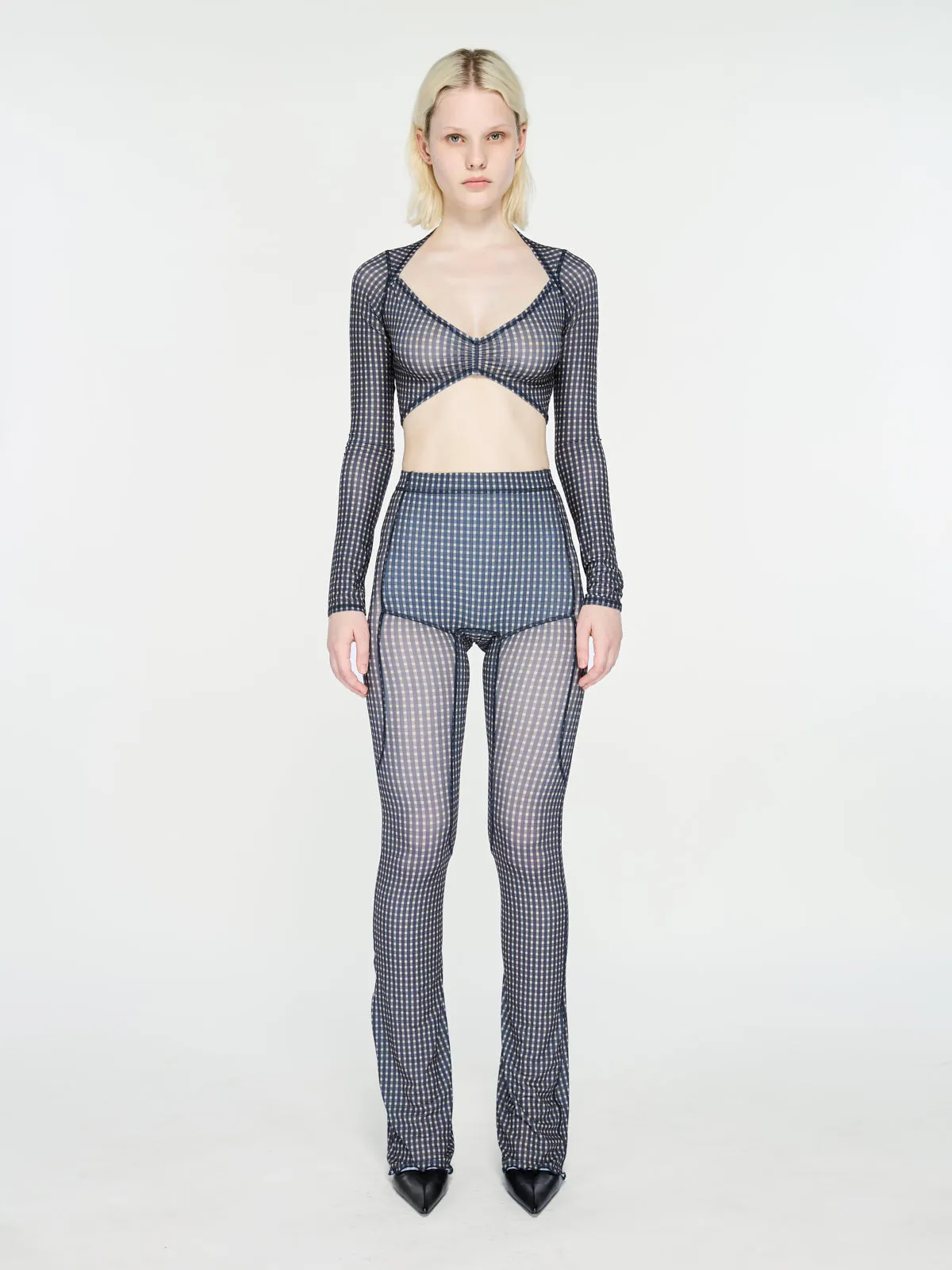 Halcyon Leggings Mini Check sold by KNWLS