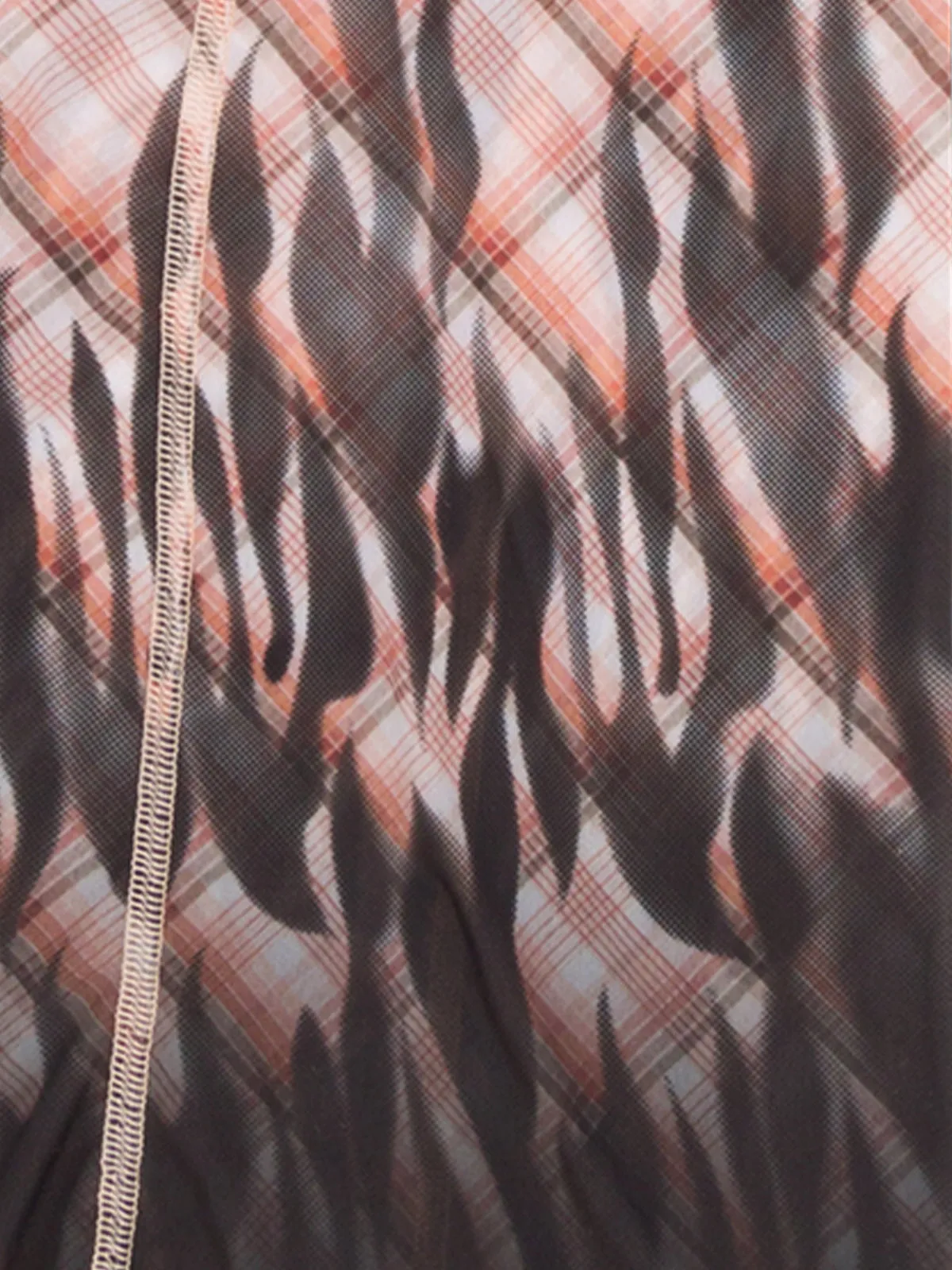 Halcyon Leggings Moto Check Pink sold by KNWLS product image thumbnail 2