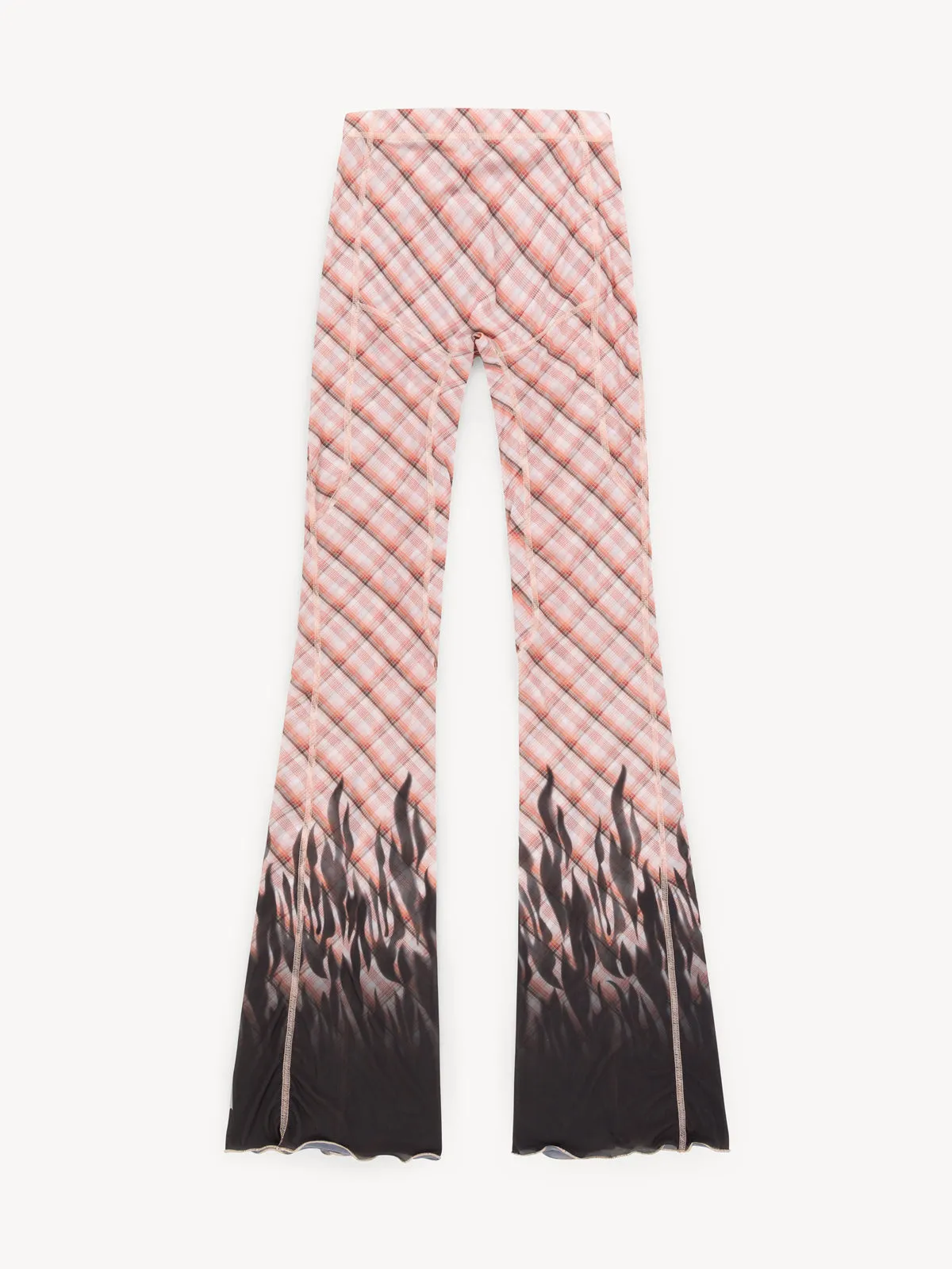 Halcyon Leggings Moto Check Pink sold by KNWLS