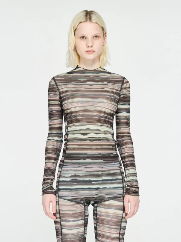 Halcyon Top Bleach Stripe sold by KNWLS