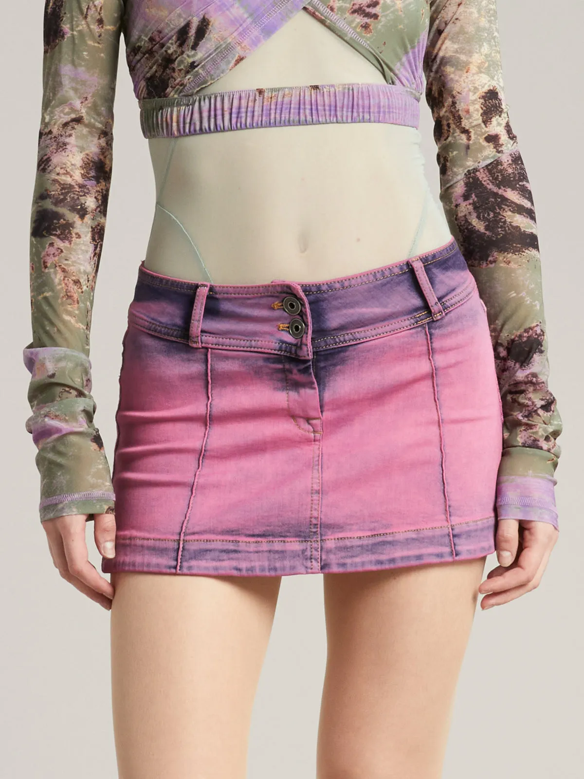 Harley Skirt Purple Wash sold by KNWLS product image thumbnail 2