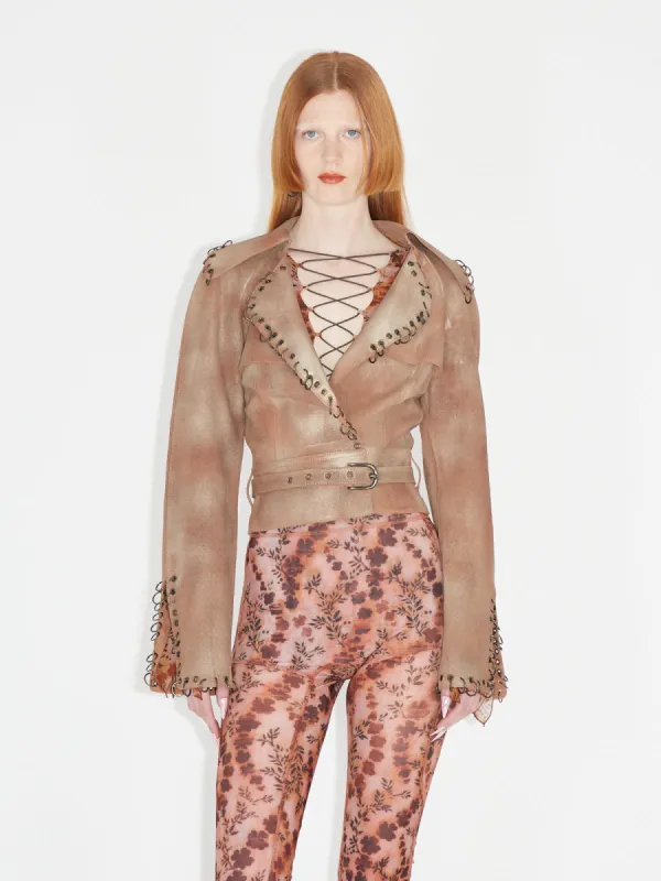 Helix Jacket Brown Bronze sold by KNWLS