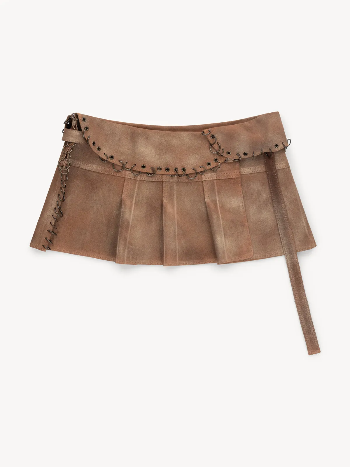 Helix Skirt Brown Bronze sold by KNWLS