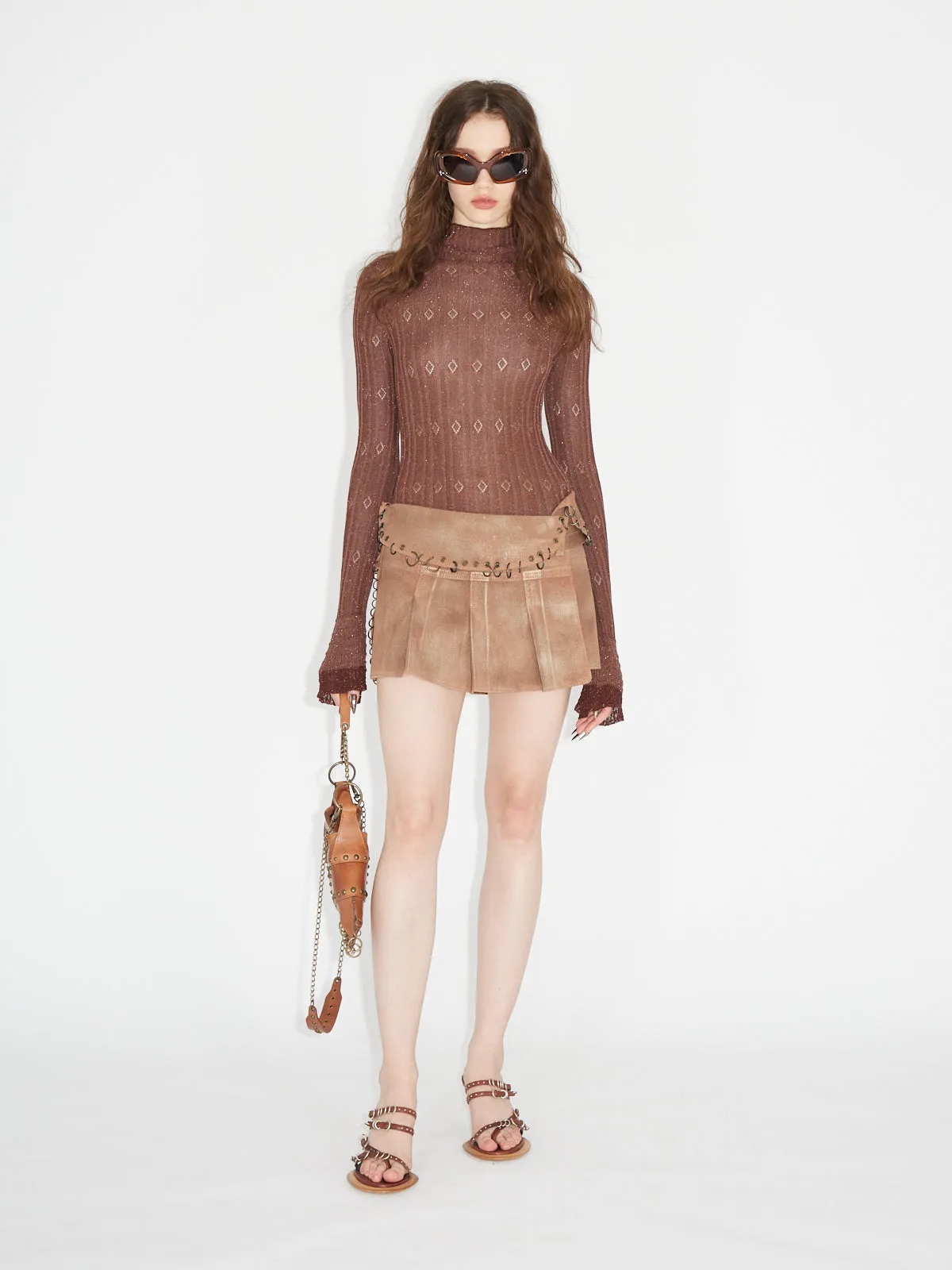 Helix Skirt Brown Bronze sold by KNWLS product image thumbnail 2