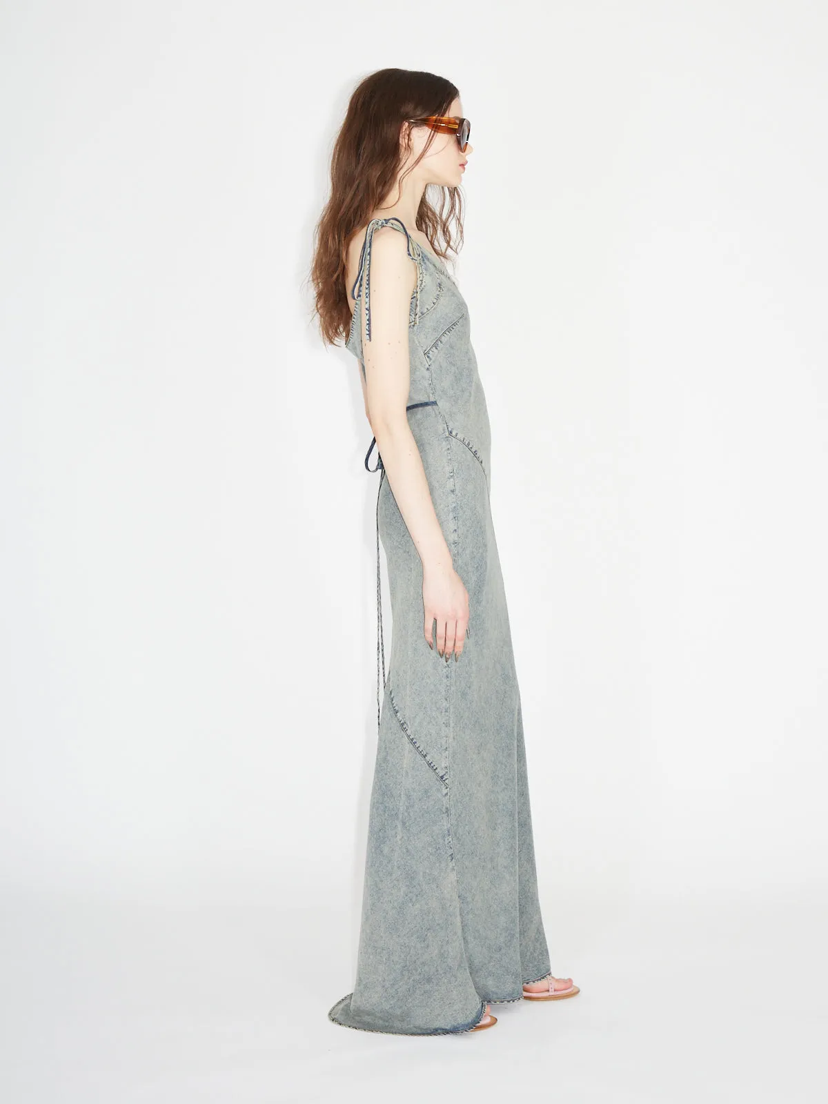 Issa Bias Dress Washed Blue sold by KNWLS product image thumbnail 2