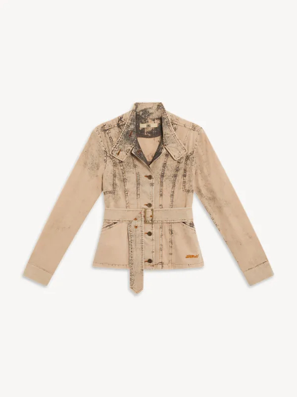 Issa Jacket Buff sold by KNWLS