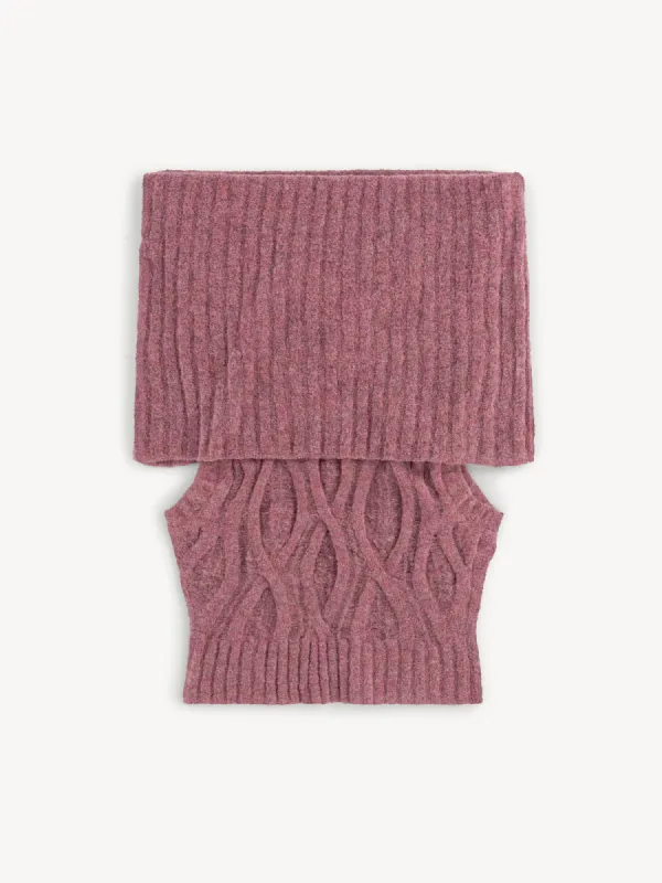JPG x KNWLS Clavicle Top Raspberry made by KNWLS
