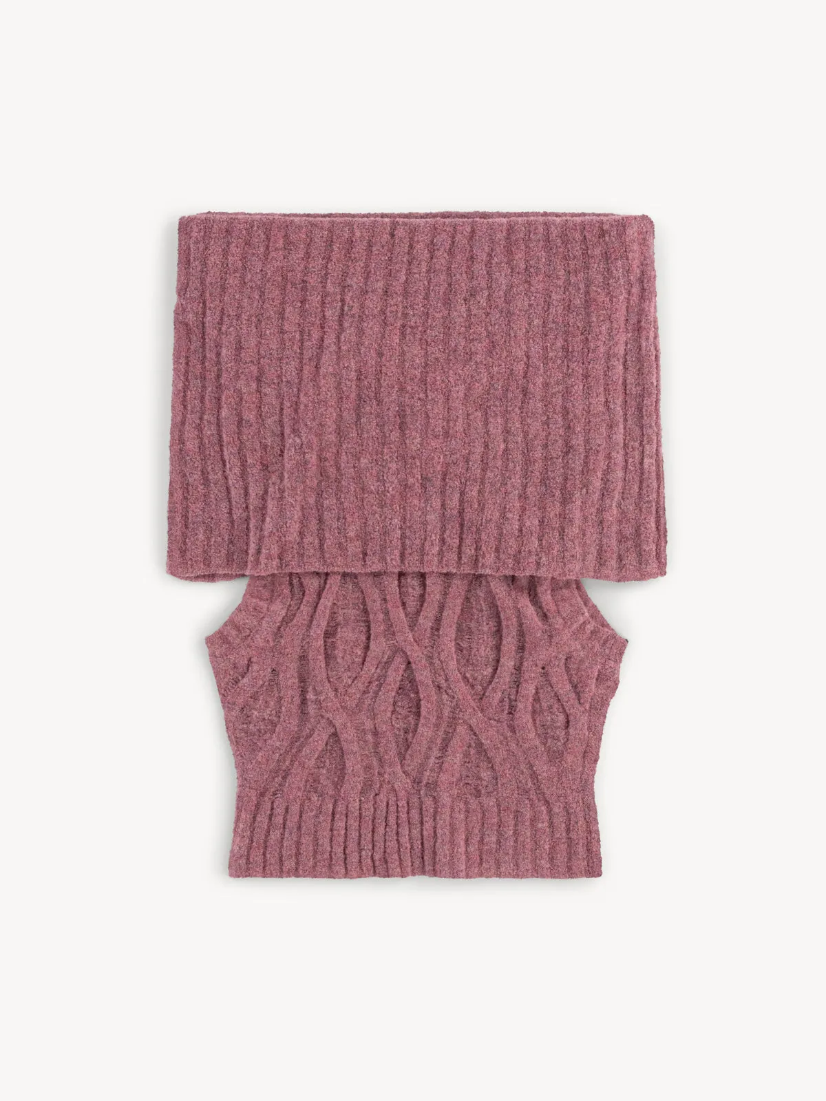 JPG x KNWLS Clavicle Top Raspberry sold by KNWLS