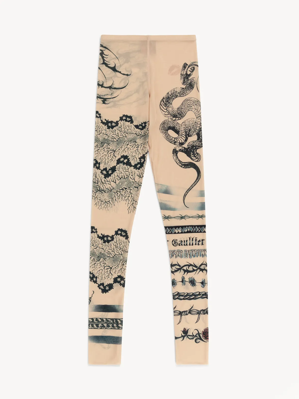 JPG x KNWLS Trompe-l'oeil Tattoo Leggings sold by KNWLS