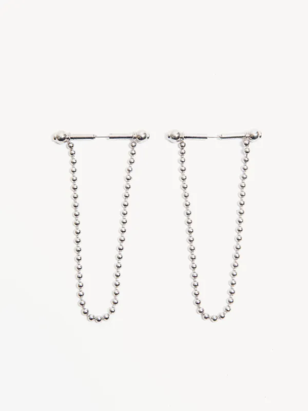 KNWLS x Panconesi Barbell Earrings Large made by KNWLS