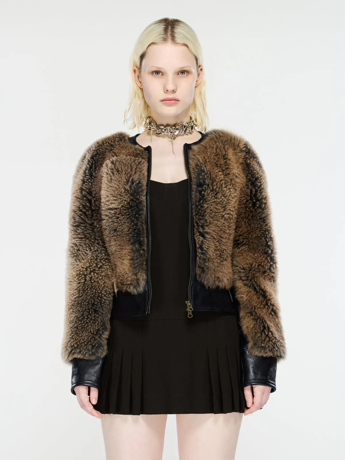 Mace Shearling Jacket sold by KNWLS product image thumbnail 2