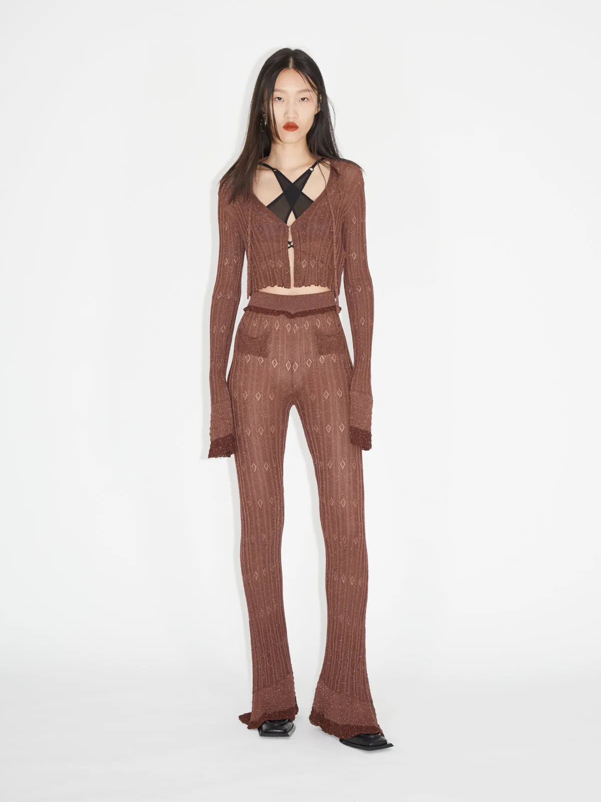 Nexx Trousers Dark Glitter sold by KNWLS