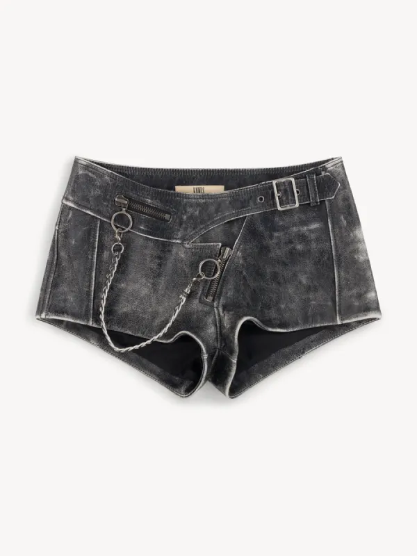 Nihil Shorts Moto Black made by KNWLS