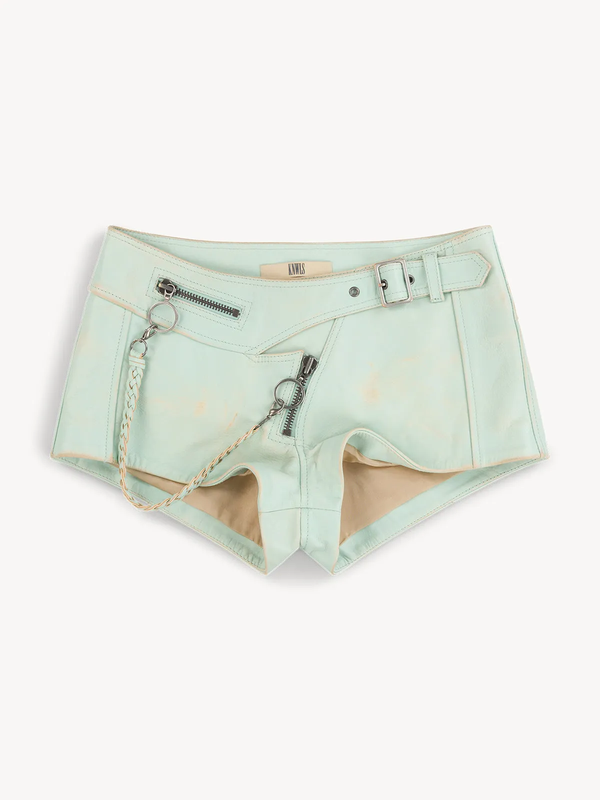 Nihil Shorts Moto Teal sold by KNWLS
