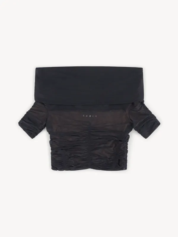 Ocilia Top Black made by KNWLS