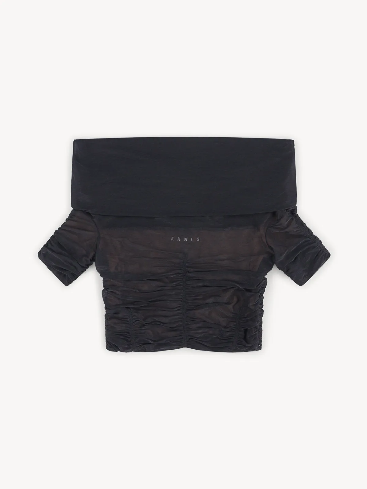 Ocilia Top Black sold by KNWLS
