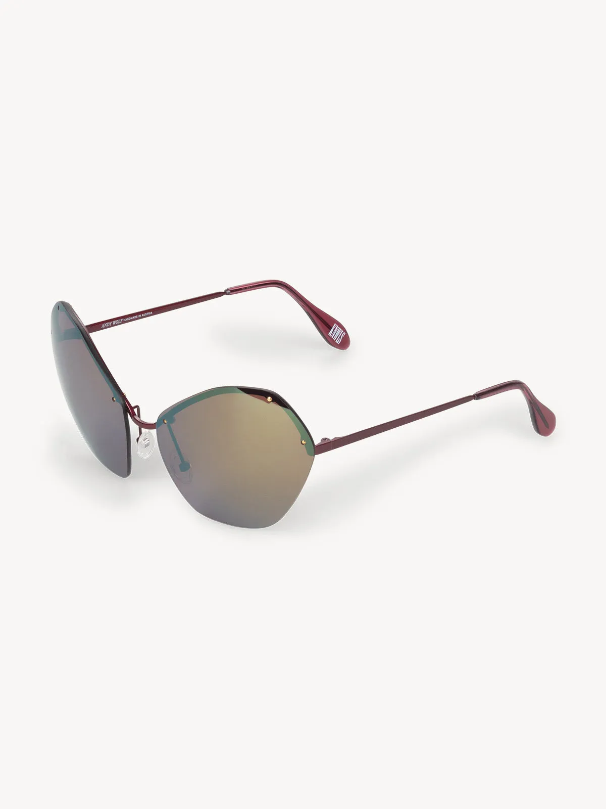 Precious Sunglasses Burgundy sold by KNWLS product image thumbnail 2