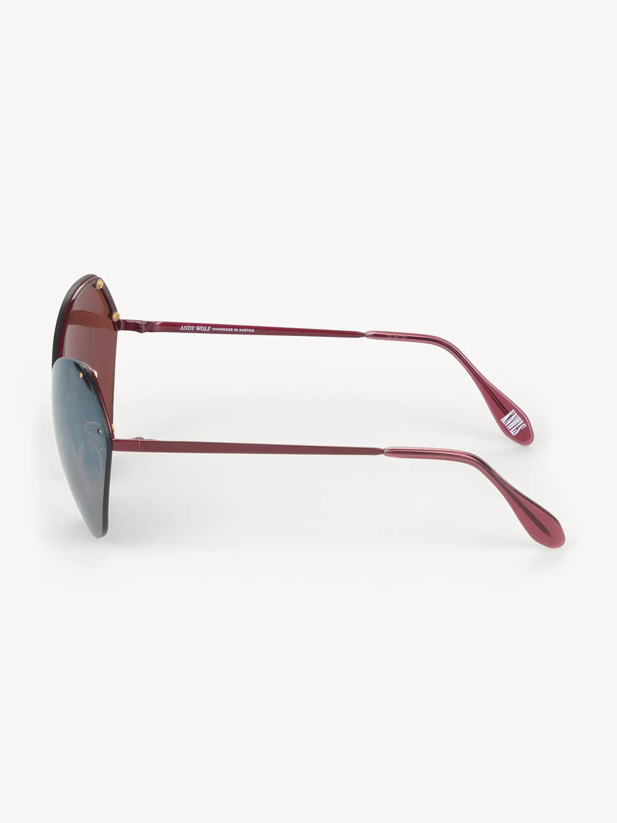 Precious Sunglasses Burgundy sold by KNWLS product image thumbnail 3