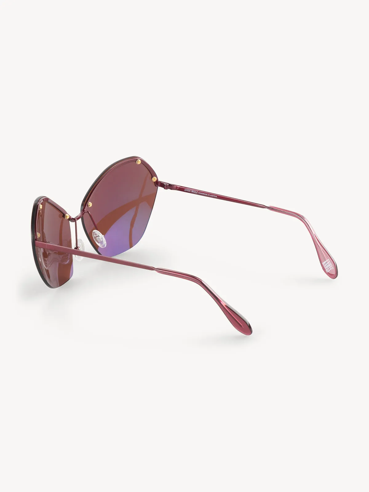 Precious Sunglasses Burgundy sold by KNWLS product image thumbnail 4