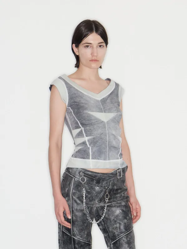 Raze Top Washed Grey sold by KNWLS