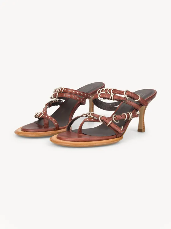 Scythe Sandals Burgundy sold by KNWLS