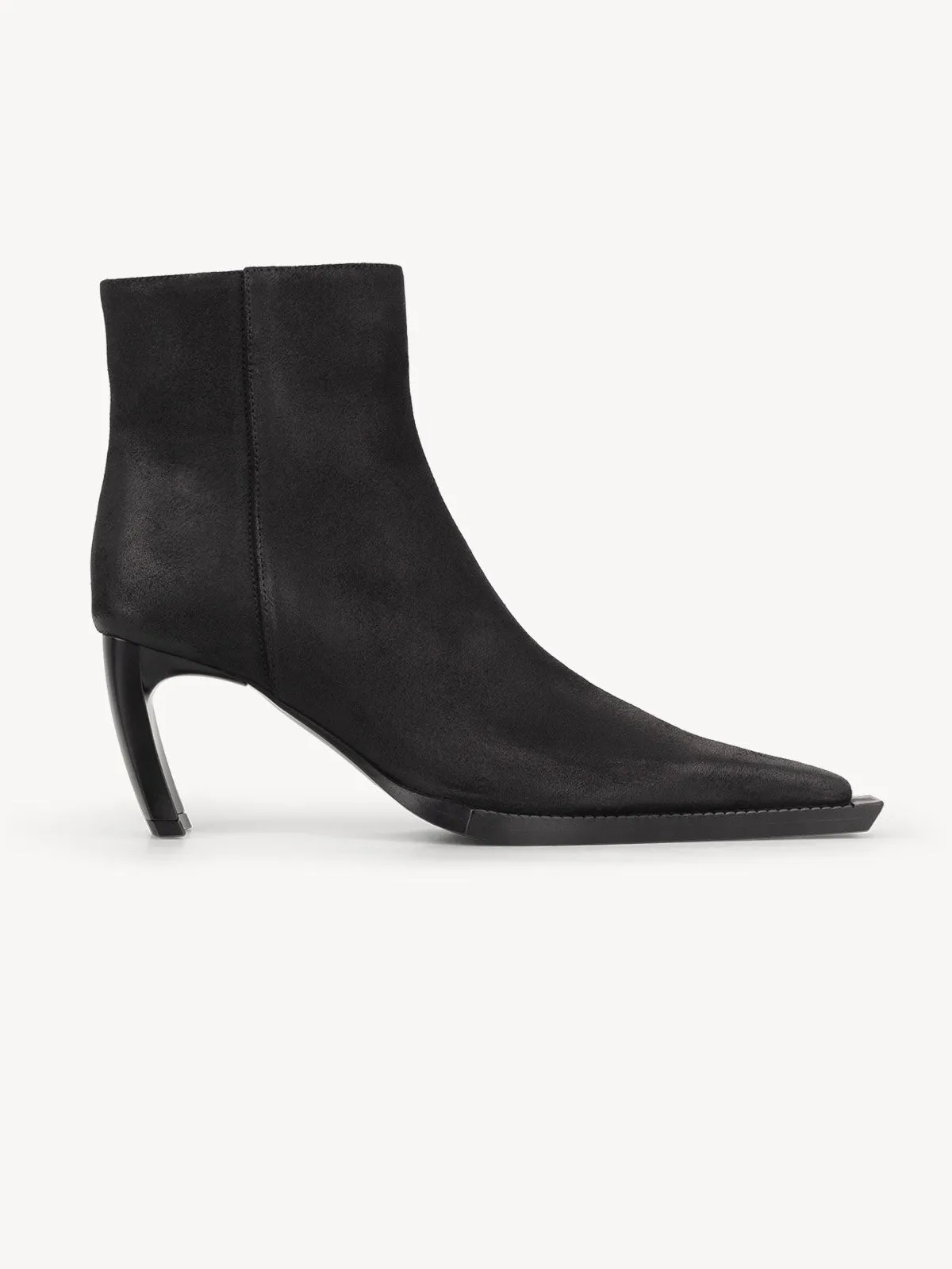 Serpent Ankle Boots Black sold by KNWLS
