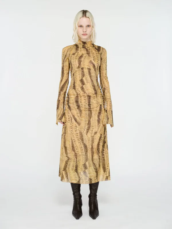 Serpent Dress Crushed Snake sold by KNWLS