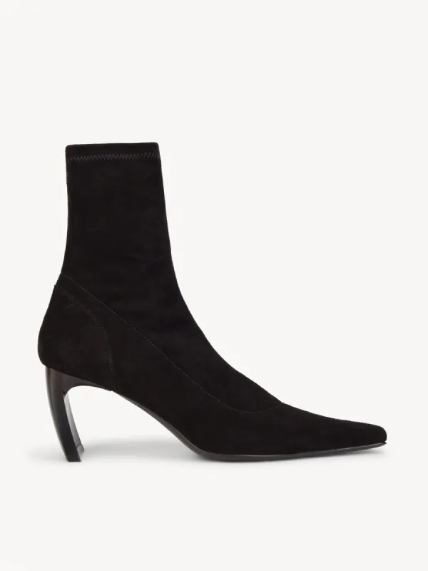Serpent Sock Boots Black sold by KNWLS