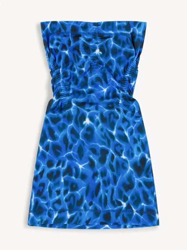 Skinn Dress Aqua Leo made by KNWLS