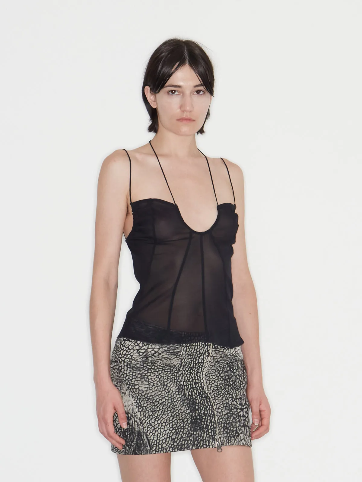 Stella Slip Top Black sold by KNWLS