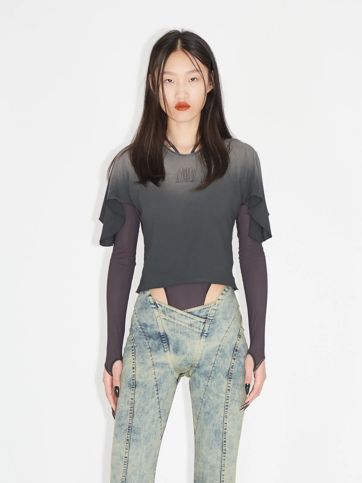 Storm T-shirt Charcoal sold by KNWLS