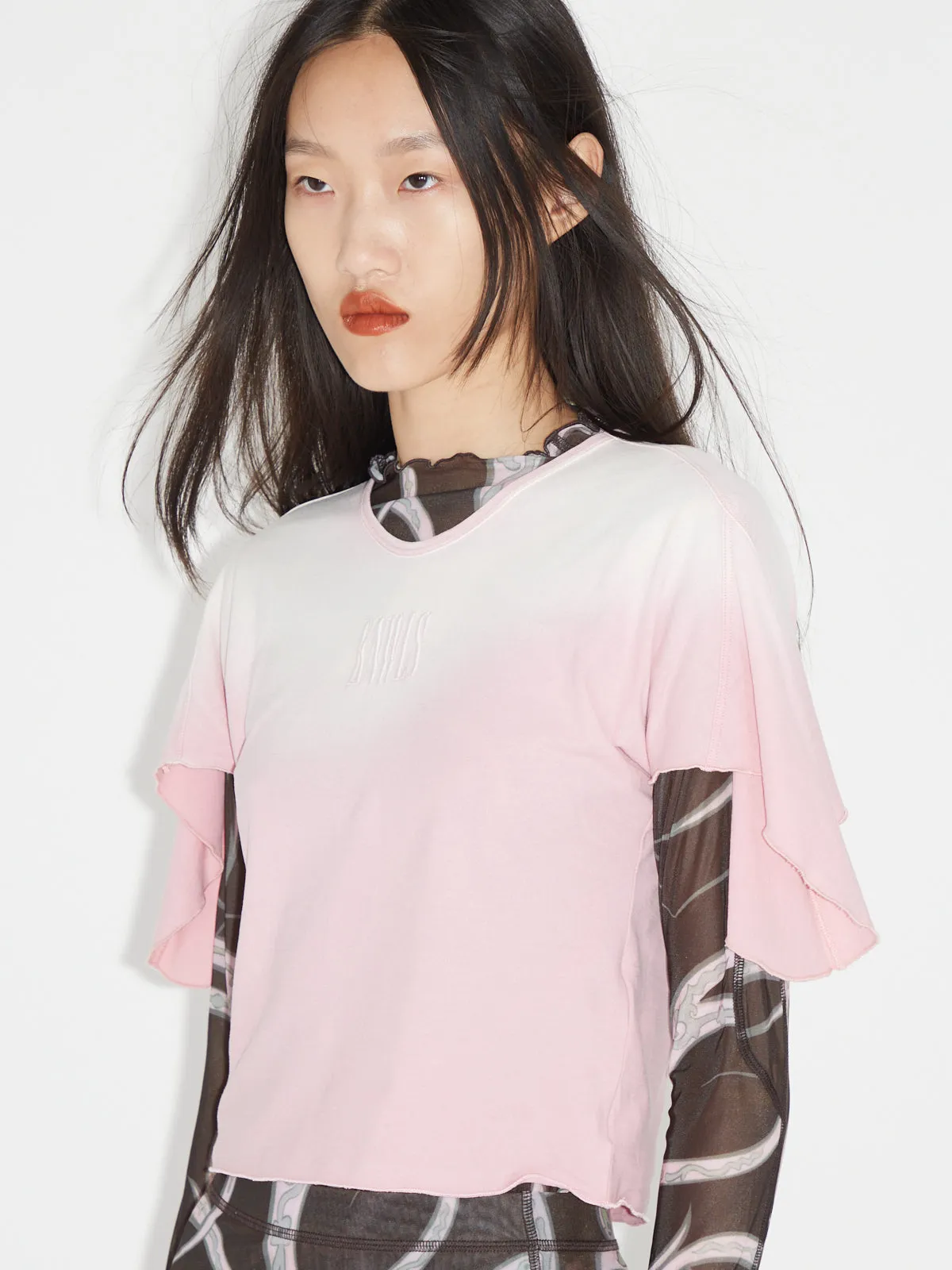 Storm T-shirt Pink sold by KNWLS product image thumbnail 4