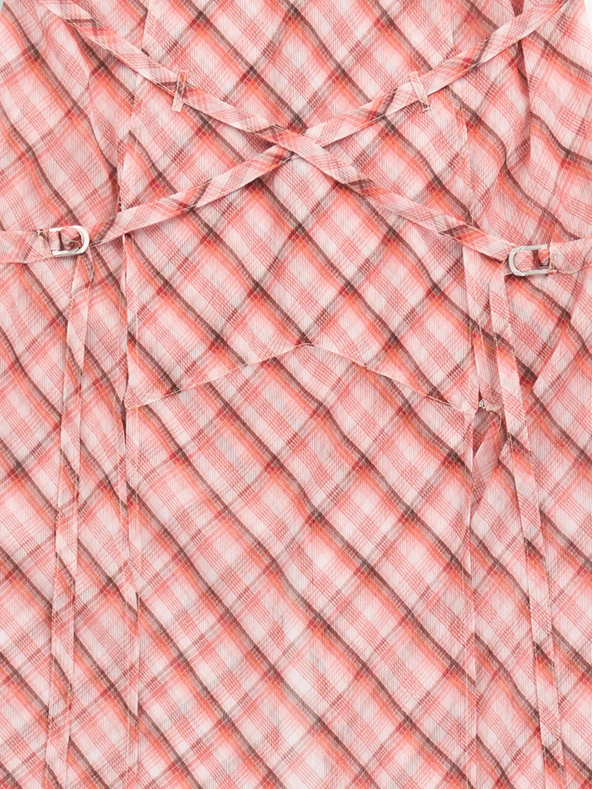 Thrall Skirt Moto Check Pink sold by KNWLS product image thumbnail 2
