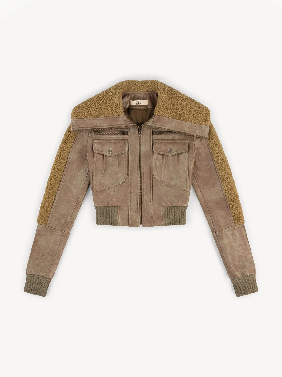 Z-2 Aviator Jacket Khaki sold by KNWLS
