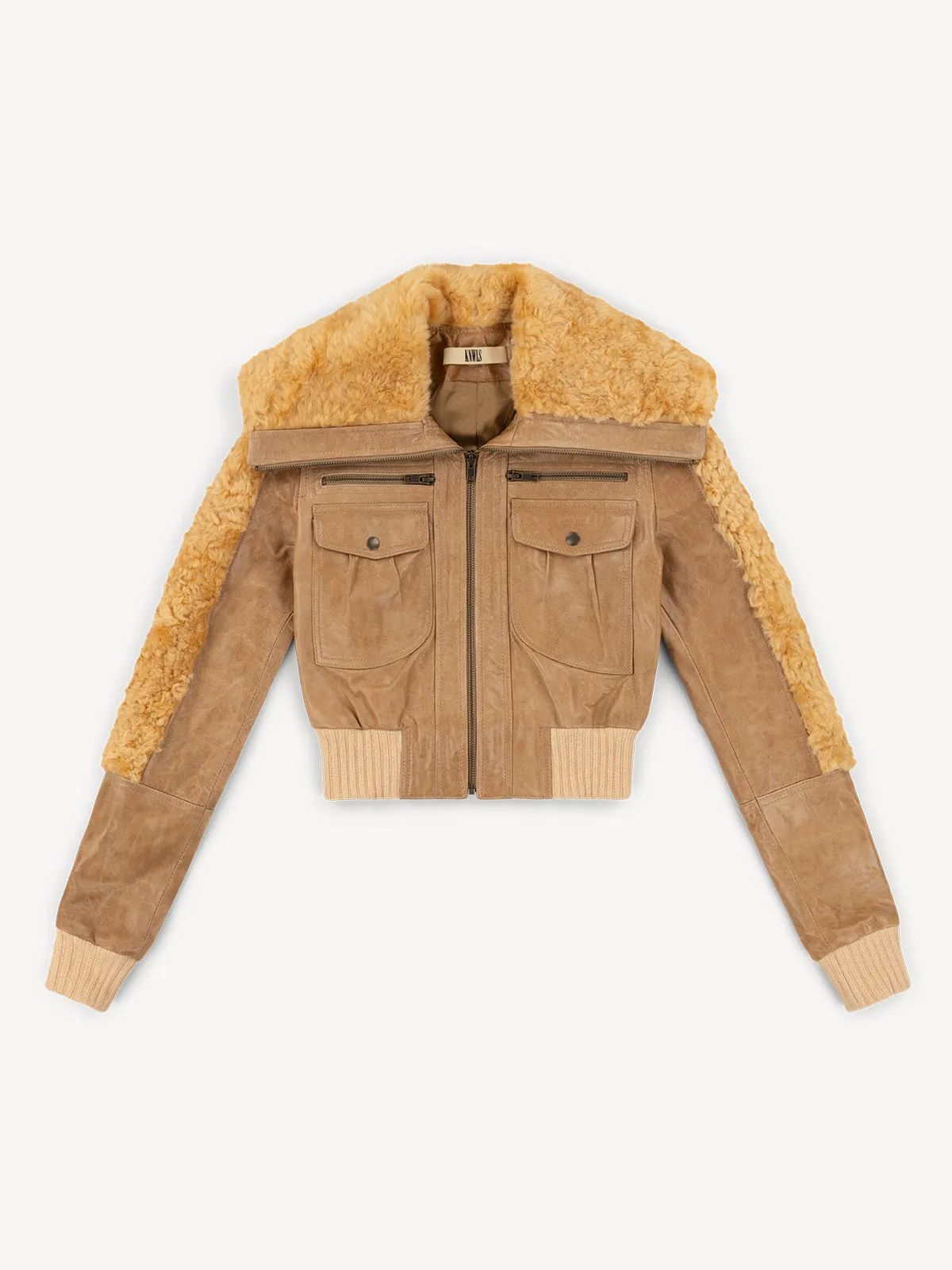 Z-2 Aviator Jacket Tan sold by KNWLS product image thumbnail 4