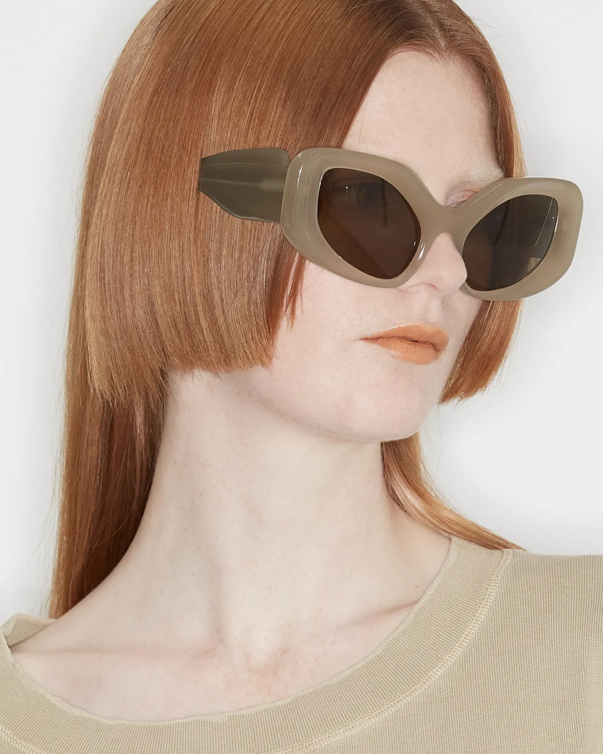 Glimmer Sunglasses Taupe sold by KNWLS product image thumbnail 4