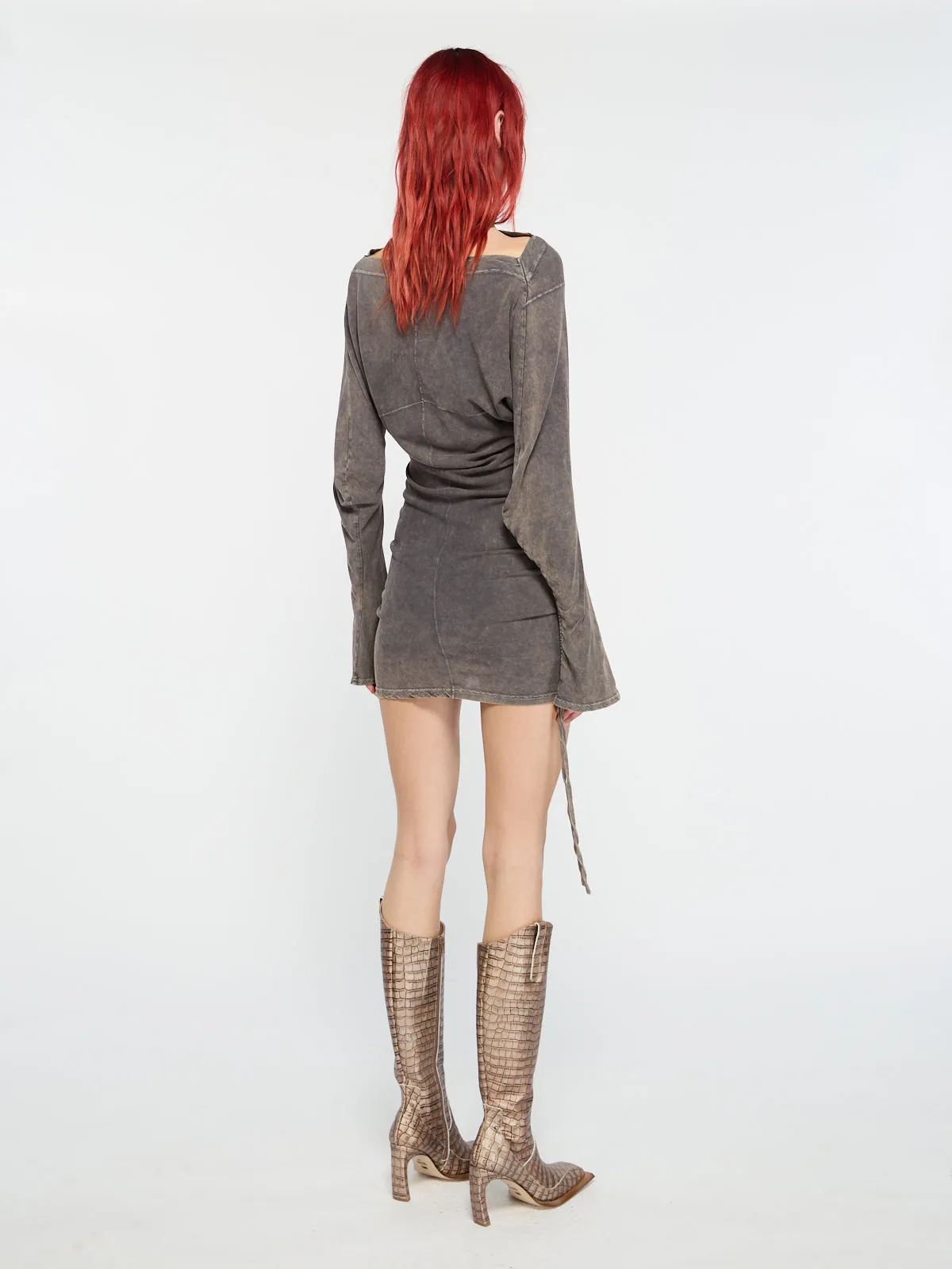 Ace Longsleeve Dress Ash sold by KNWLS product image thumbnail 3