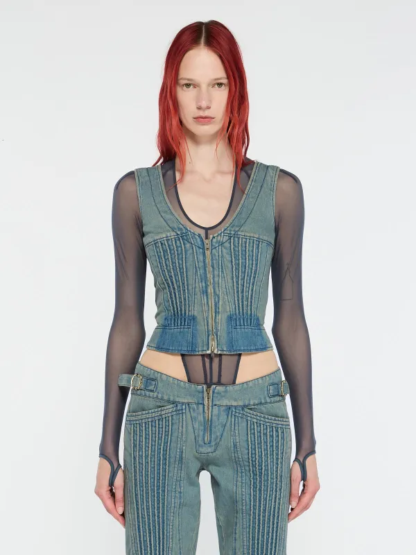CRD Corset Light Blue sold by KNWLS