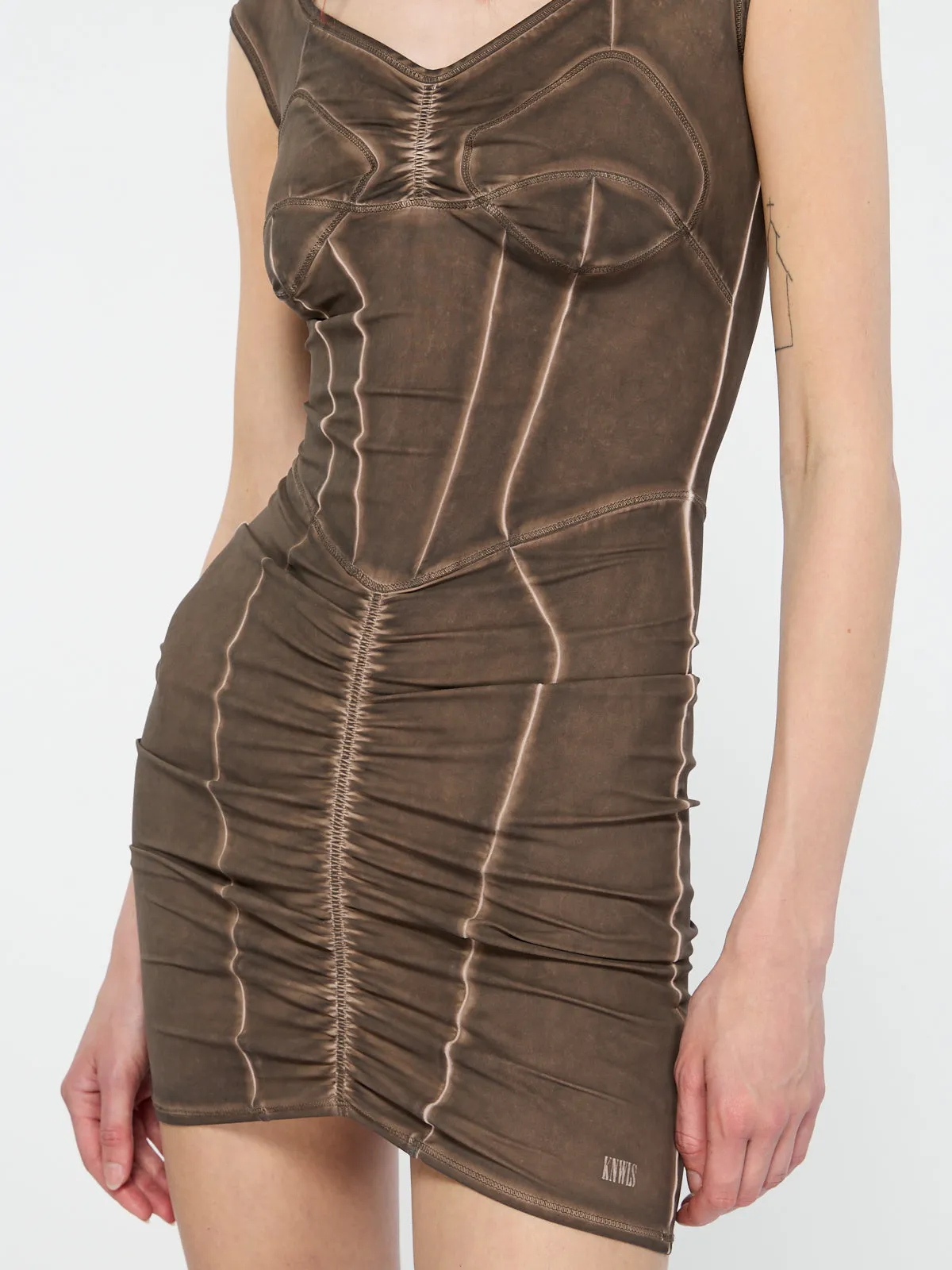 Ghost Dress Brown sold by KNWLS product image thumbnail 4