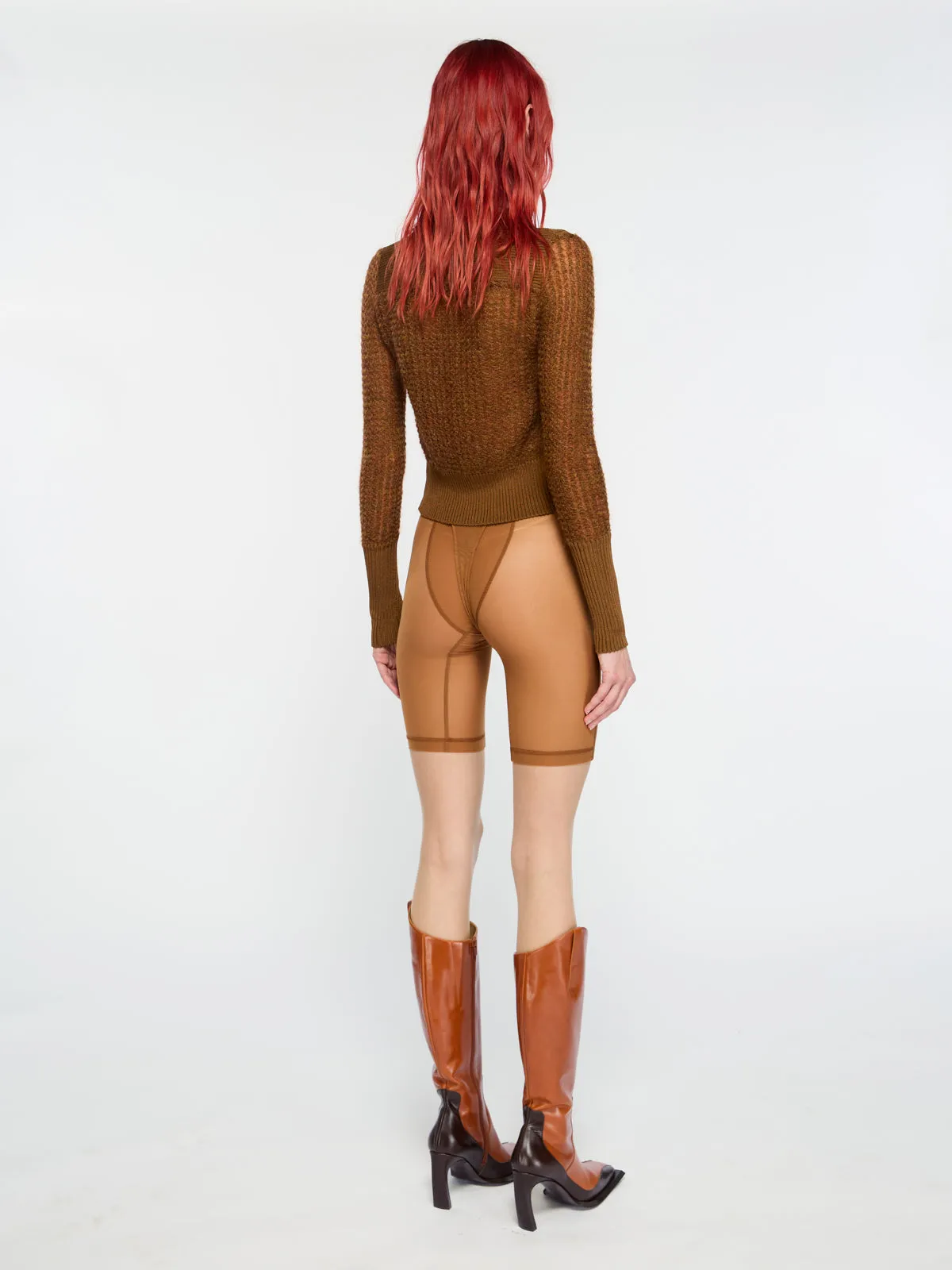 Lena Cardigan Rust sold by KNWLS product image thumbnail 3